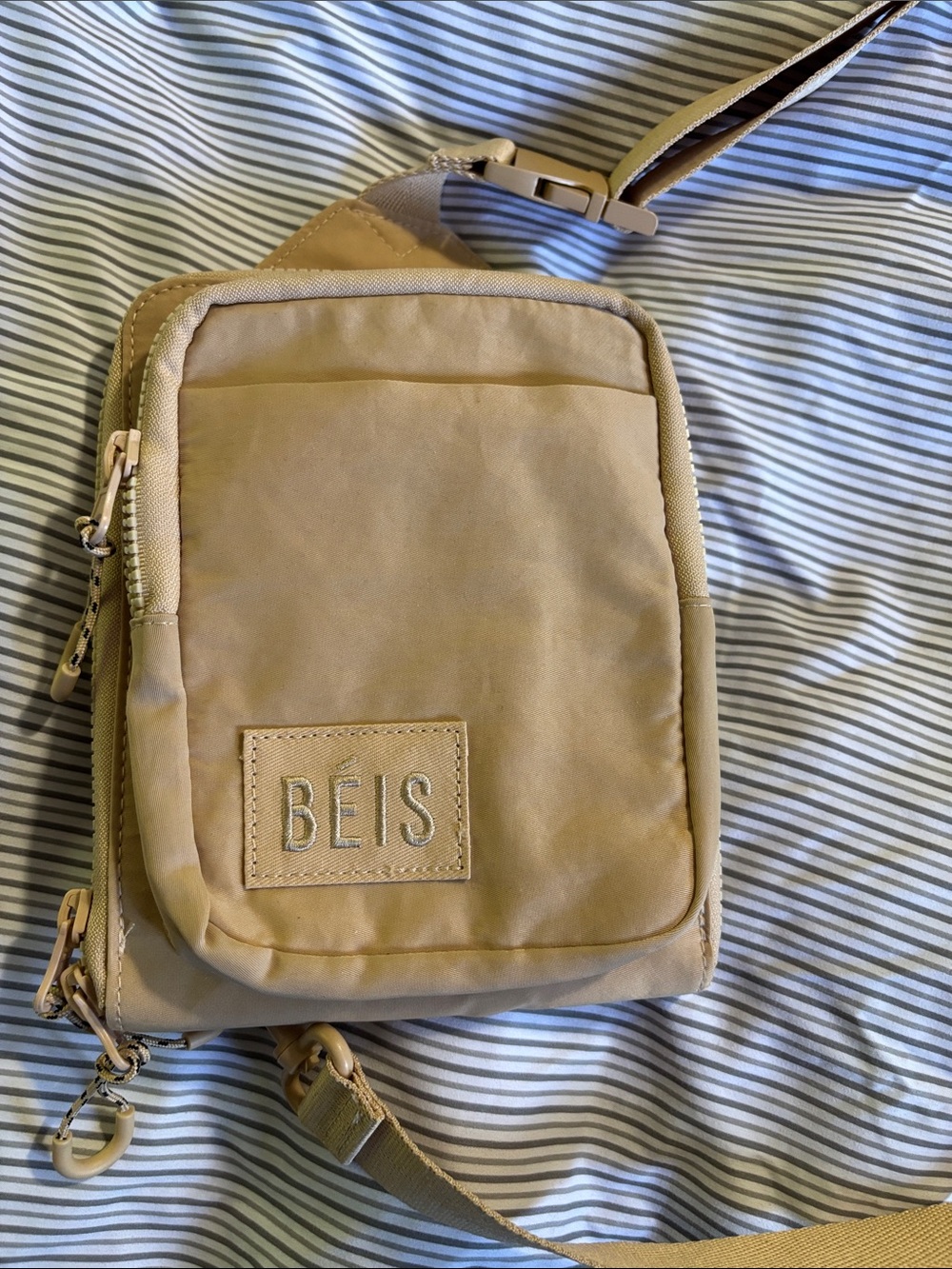 BEIS Beige/Tan Sling Belt Bag